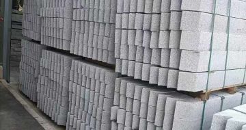 平凉芝麻白树围石 树池