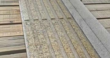 平凉黄金麻盲道石 盲条