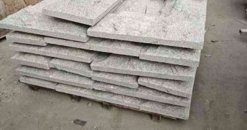 平凉芝麻白蘑菇石，自然面