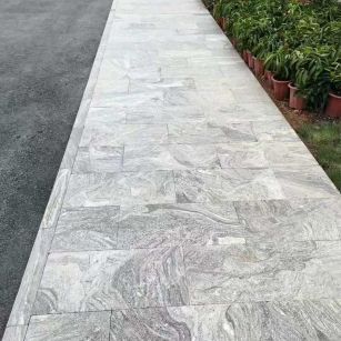 平凉浪淘沙地铺石 夜里雪