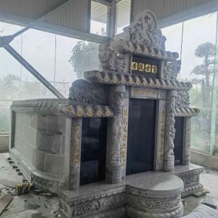 平凉套墓 墓碑 围坟石 异形定制