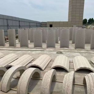 平凉黄金麻别墅柱皮 异形 线条定制