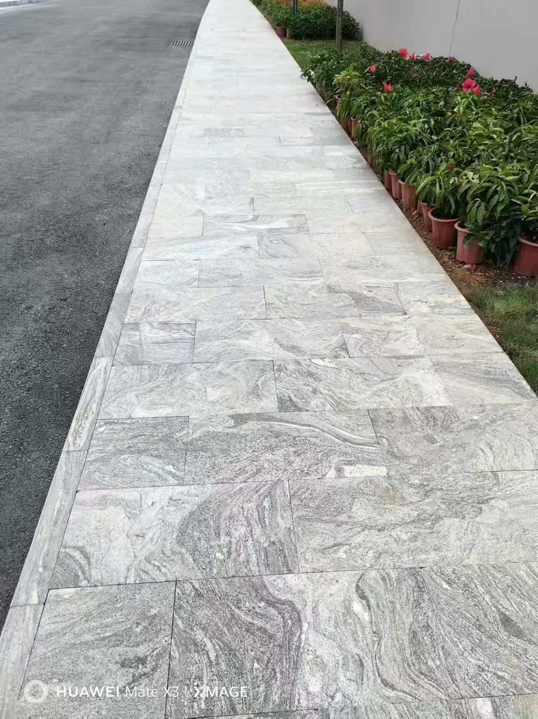 平凉浪淘沙地铺石 夜里雪